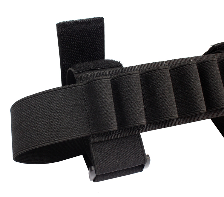 散弹托袋户外CS用品战术装备子弹霰弹收纳袋弹药包战术工具贴