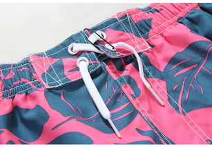 lesmart男士大花短裤沙滩裤速干大码加肥男五分裤花裤衩涂鸦潮 1gw14038