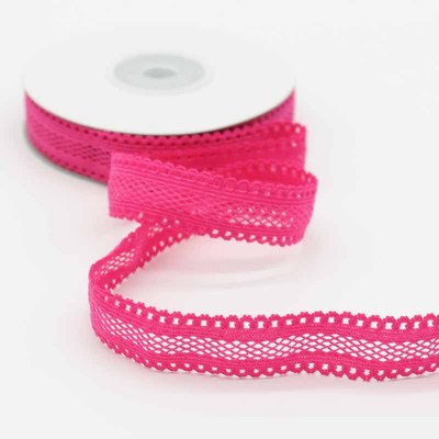 蓝鸟 1.8cm蕾丝弹力带 网眼松紧带 镂空弹性织带 婴儿发带 厂家