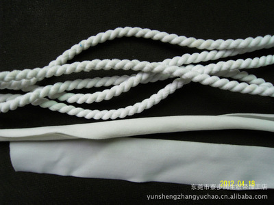 【润生氨纶弹性布纽绳】价格,厂家,图片,线类,东莞市寮步润生织带加工店-