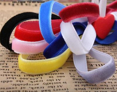 礼品饰品_厂家弹性天鹅丝绒织带植绒带 弹力礼品包装 